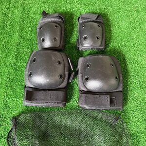 4pc Skateboard Protective Gear Set Kids Size S - Knee & Elbow Pads - Unbranded
